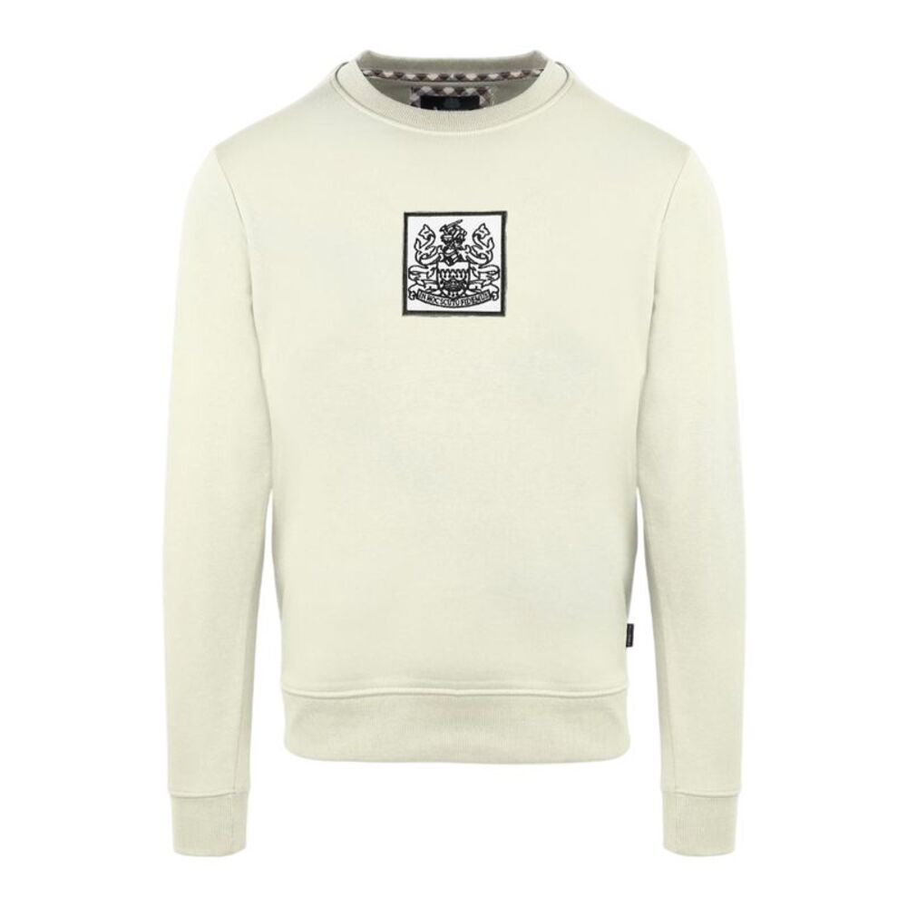 Aquascutum Mens Ribbed Sweatshirt / Butter